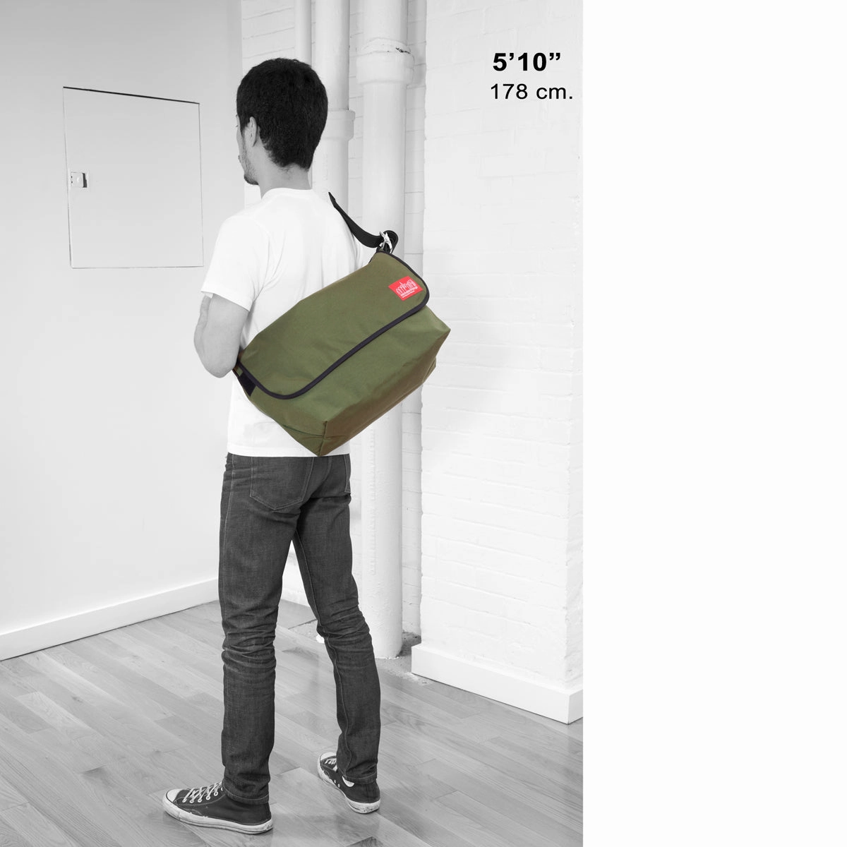 Manhattan Portage Vintage Messenger Bag (LG)