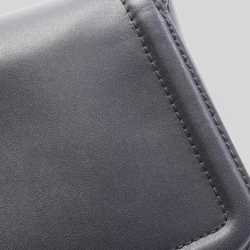 MARC JACOBS Insignia Small Full Flap Logo Shoulder Bag Black H130L01RE22
