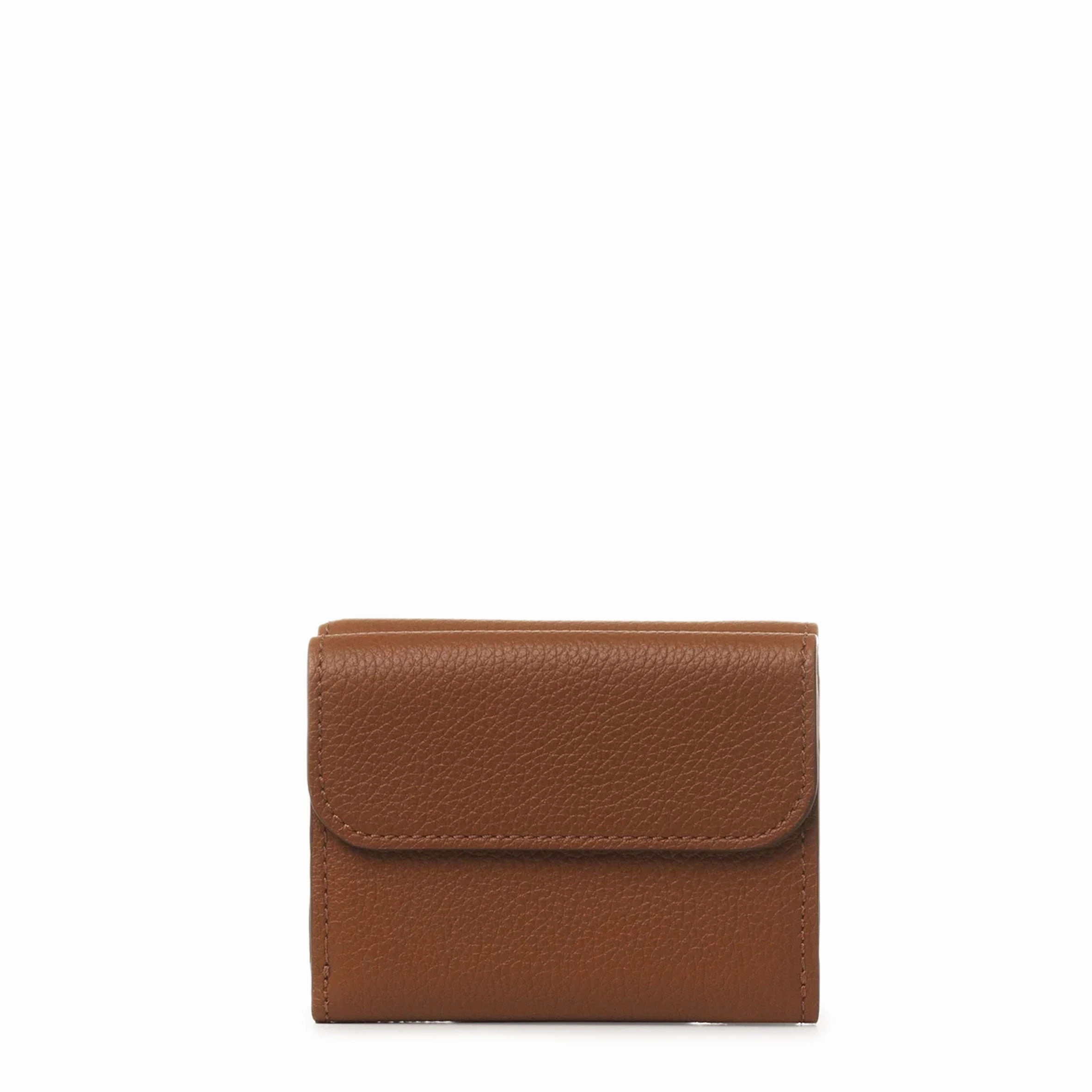 Marcie Tri Fold Wallet, Tan