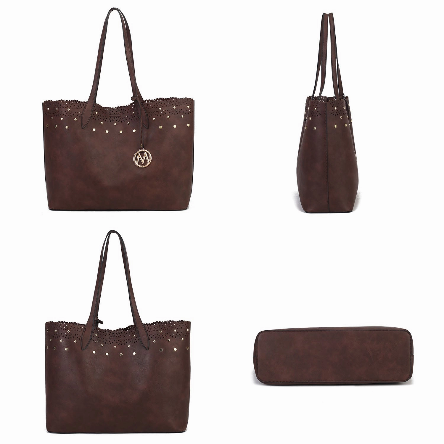 Mariahna 3-Piece Set  Shopper Tote Bag, Crossbody Purse, and Matching Wallet for Women Set by Mia K