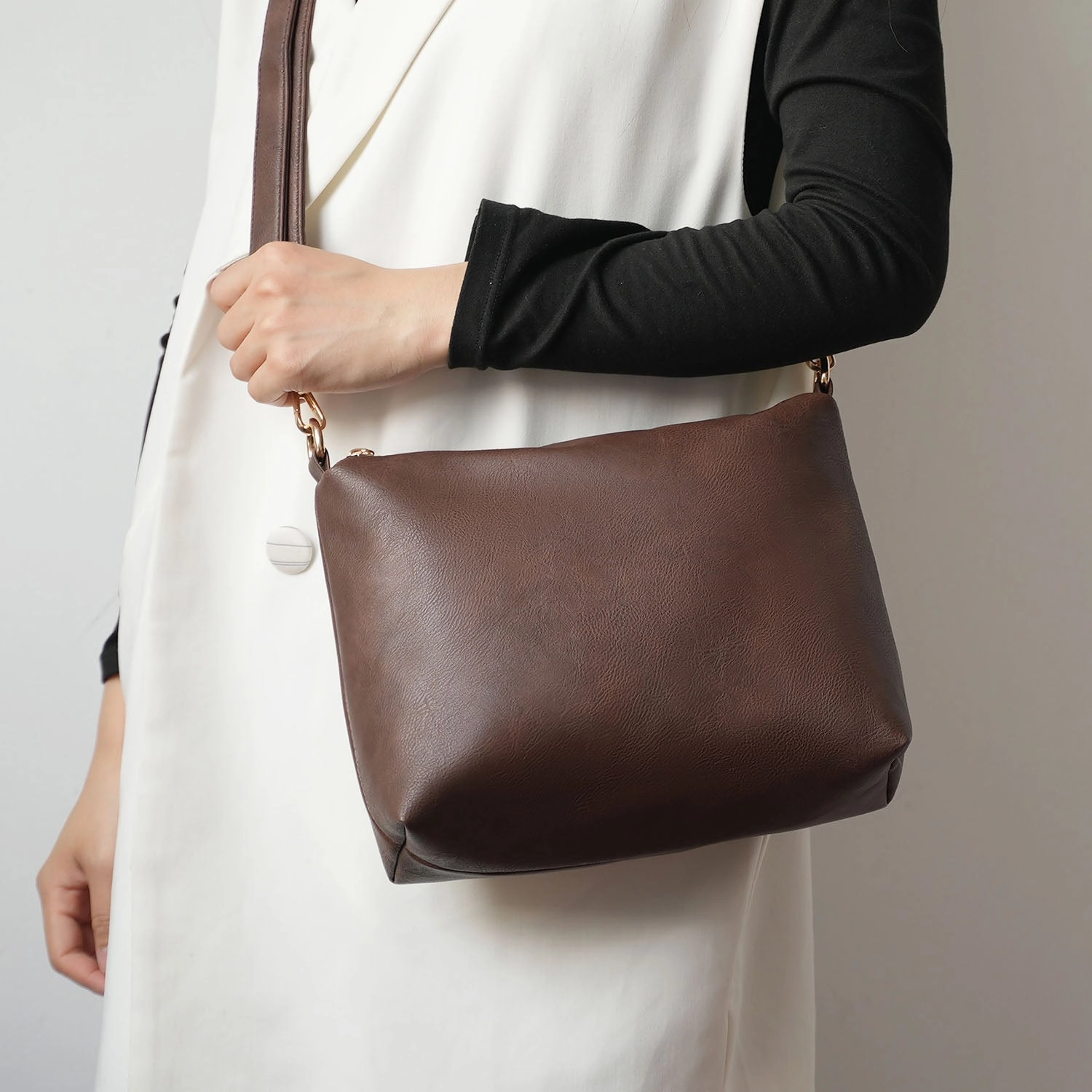 Mariahna 3-Piece Set  Shopper Tote Bag, Crossbody Purse, and Matching Wallet for Women Set by Mia K