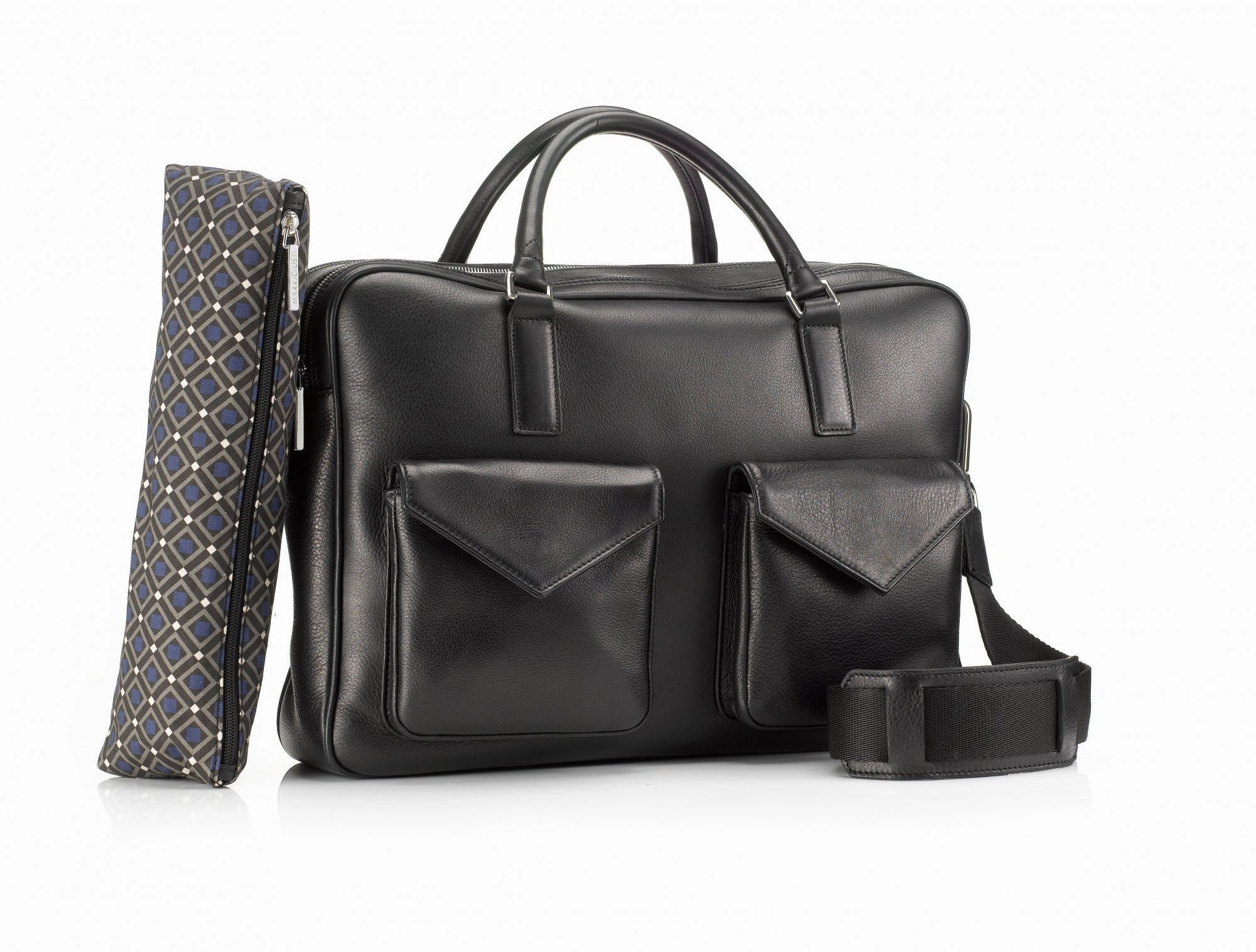Mark / Giusti Milano Double Zip Bag with Two Pockets
