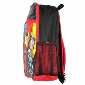 Marvel Avengers Backpack Iron Man Thor Hulk Captain America Travel 16" Backpack