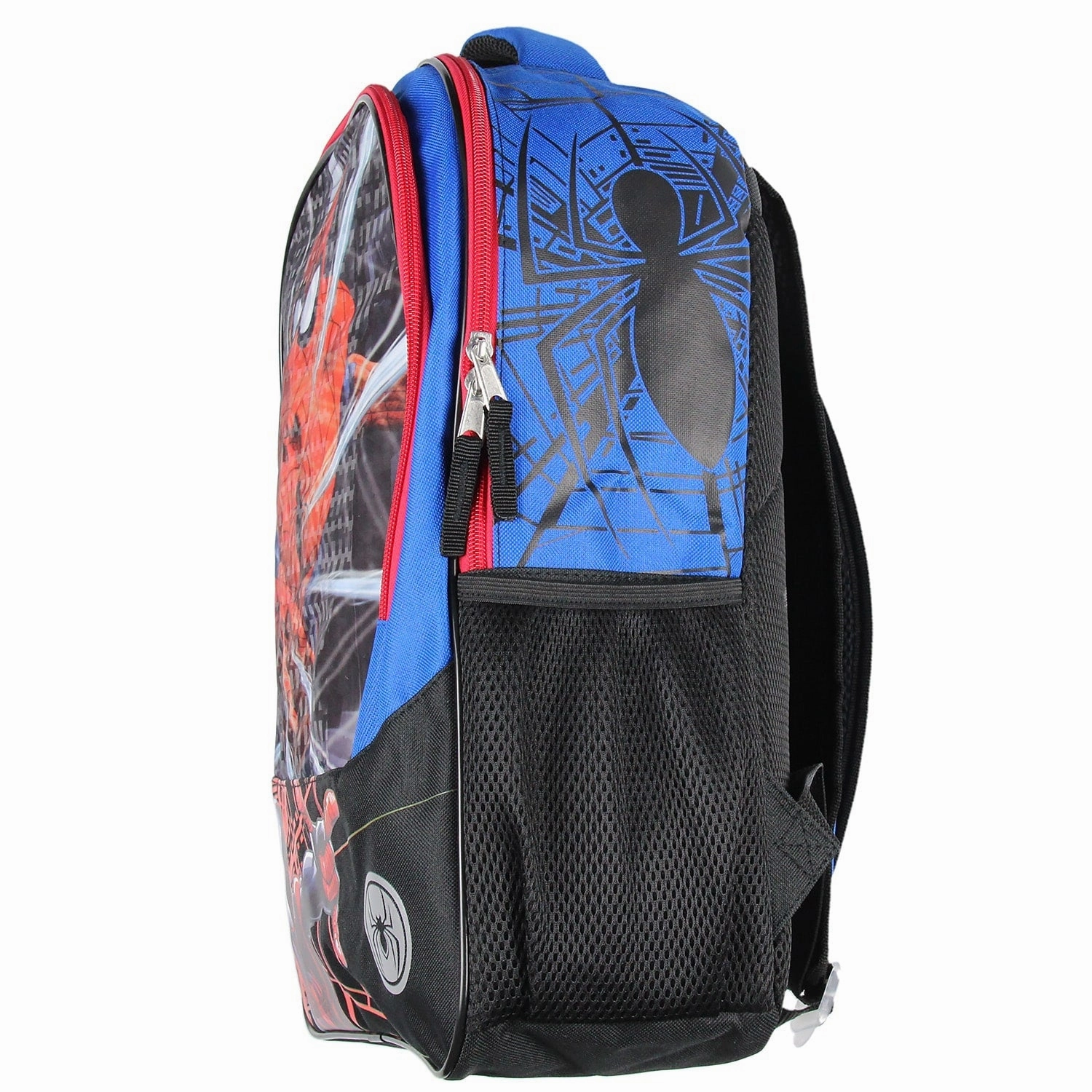 Marvel Spiderman And Miles Morales Light-Up Web Slinger 16" Travel Backpack Book Bag - One Size