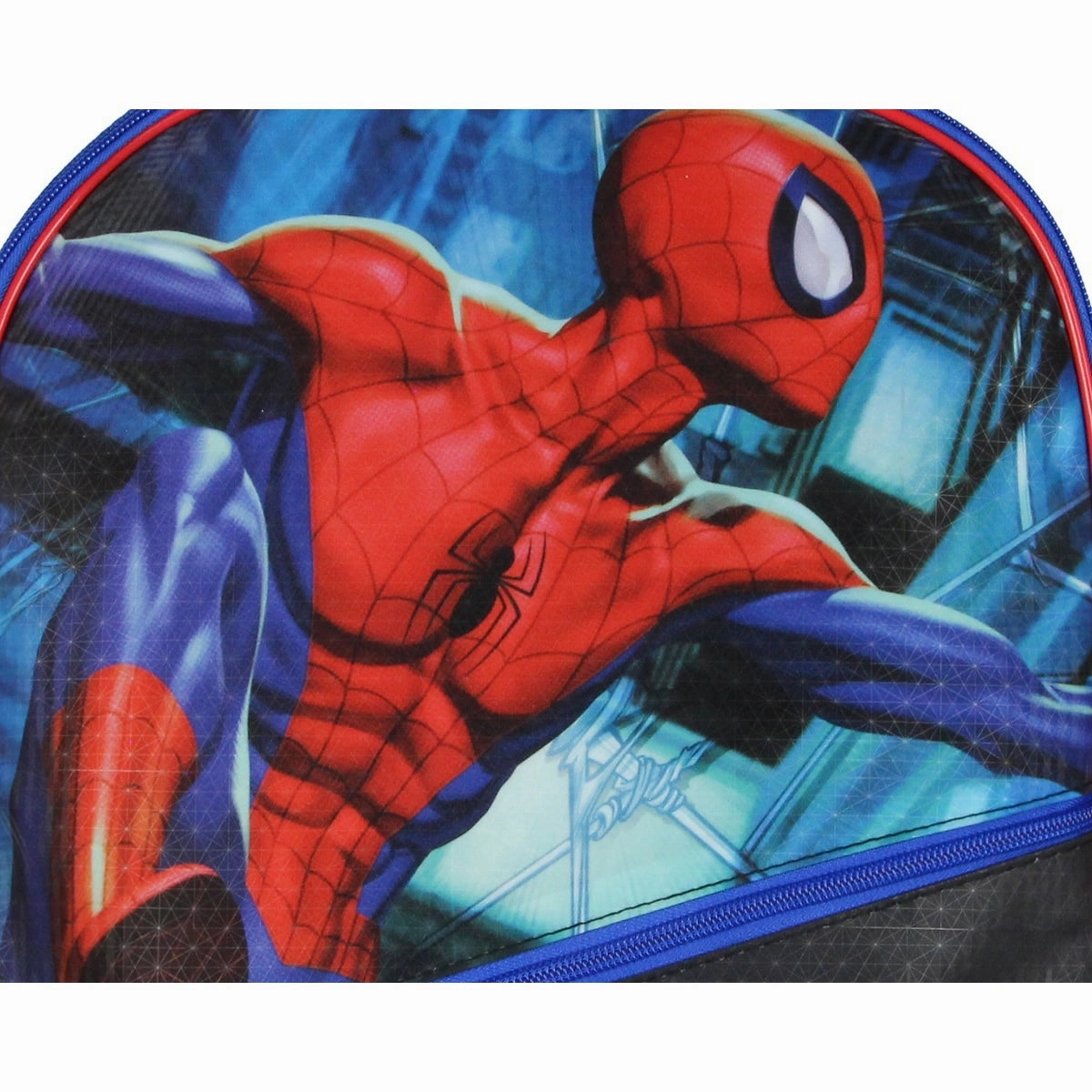 Marvel Spiderman Web Shooting Stance 16" Two Panel School Travel Backpack - One Size Fits Most