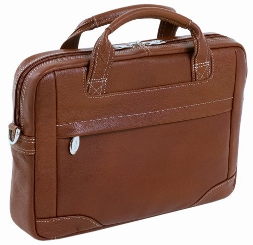 McKlein USA Bridgeport 15.6" Leather Large Laptop Briefcase