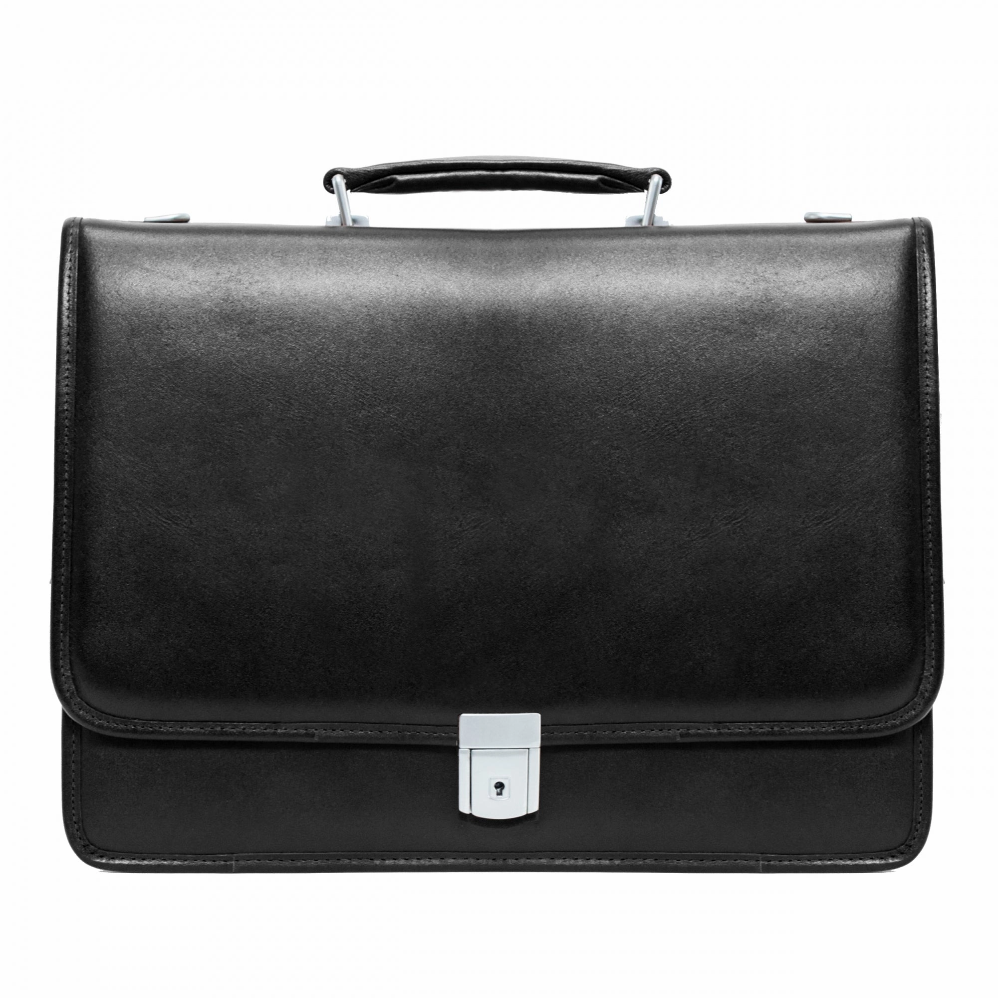 McKlein USA Bucktown 15.6" Leather Double Compartment Laptop Briefcase