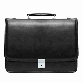 McKlein USA Bucktown 15.6" Leather Double Compartment Laptop Briefcase