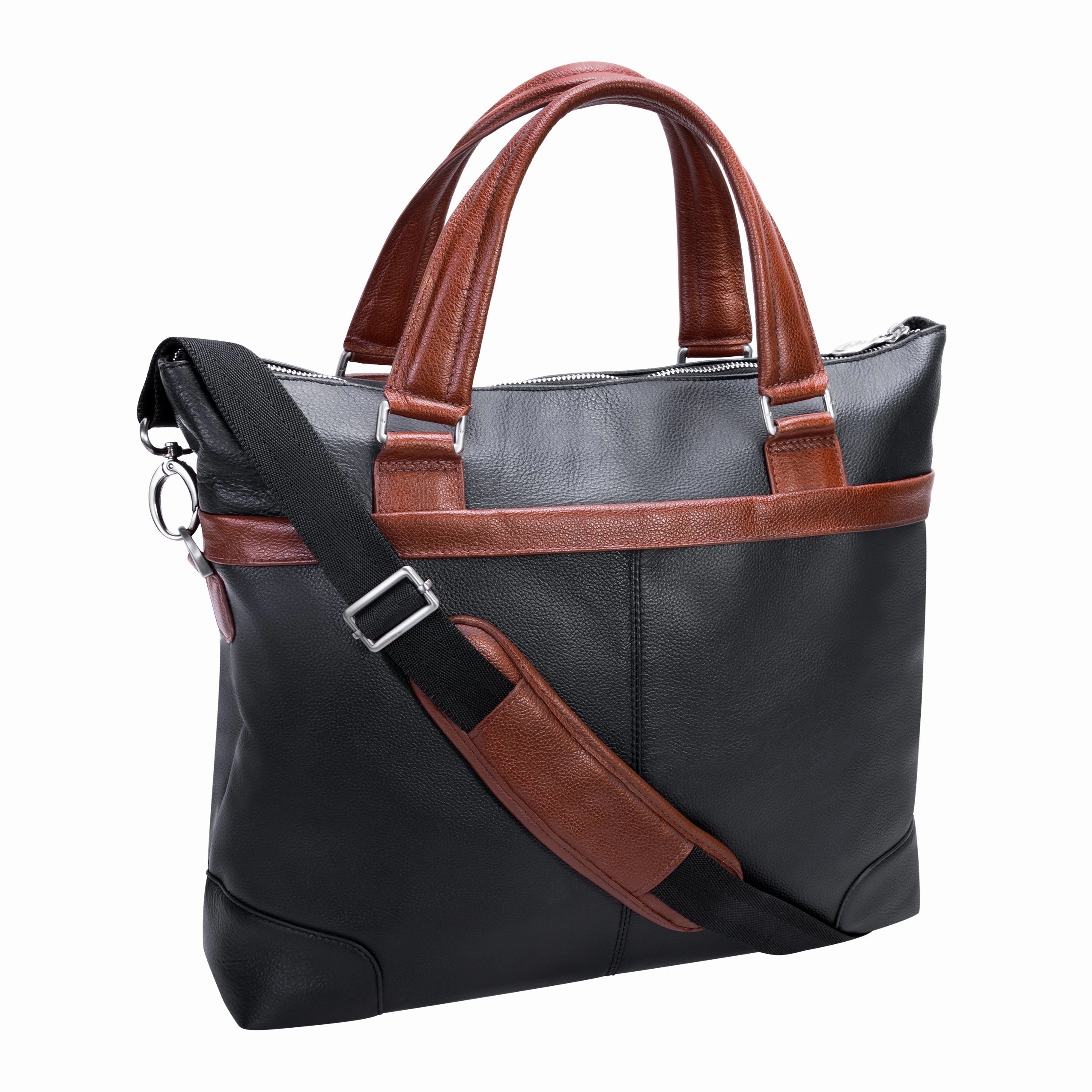 McKlein USA Eastward 15" Leather Two-Tone Laptop & Tablet Briefcase