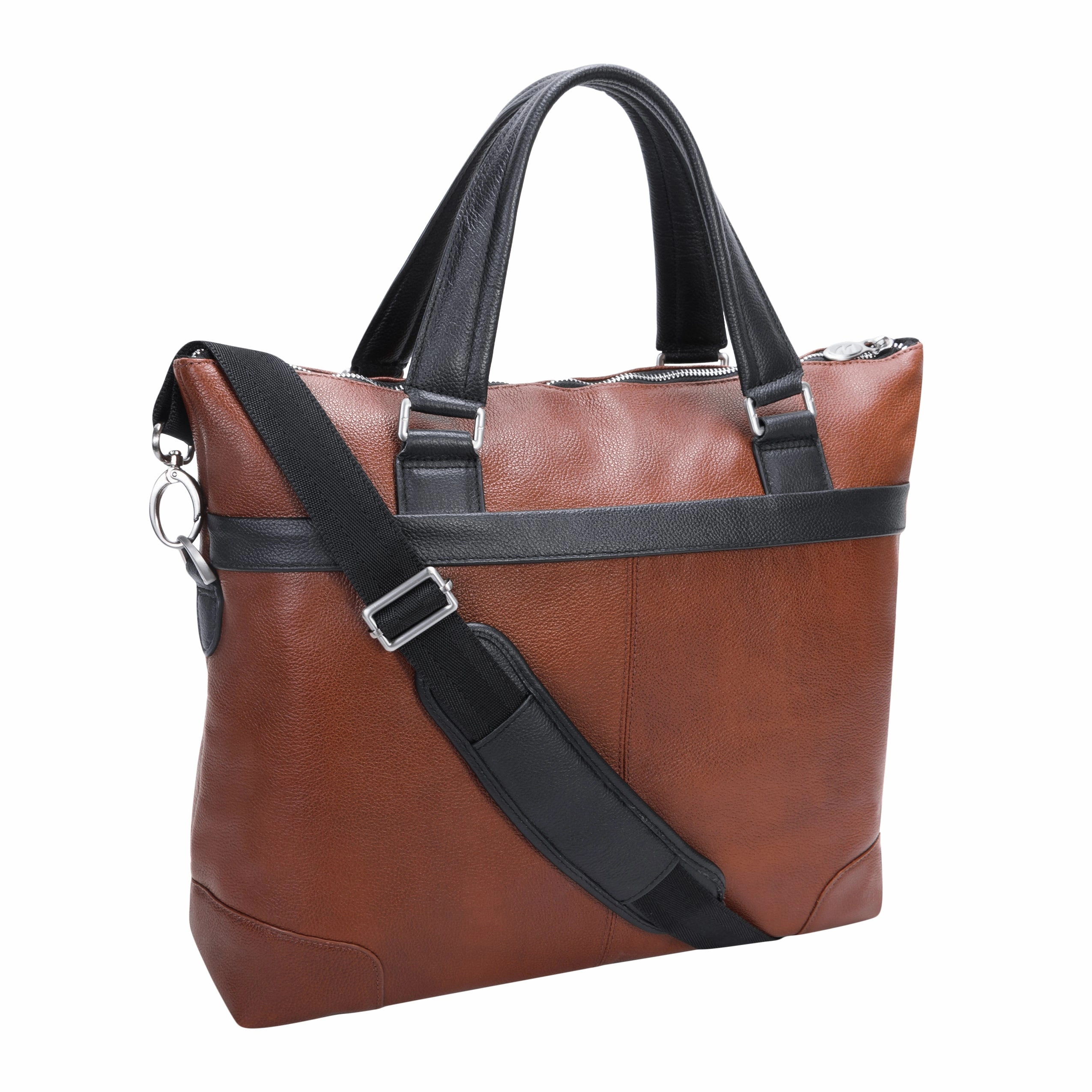 McKlein USA Eastward 15" Leather Two-Tone Laptop & Tablet Briefcase
