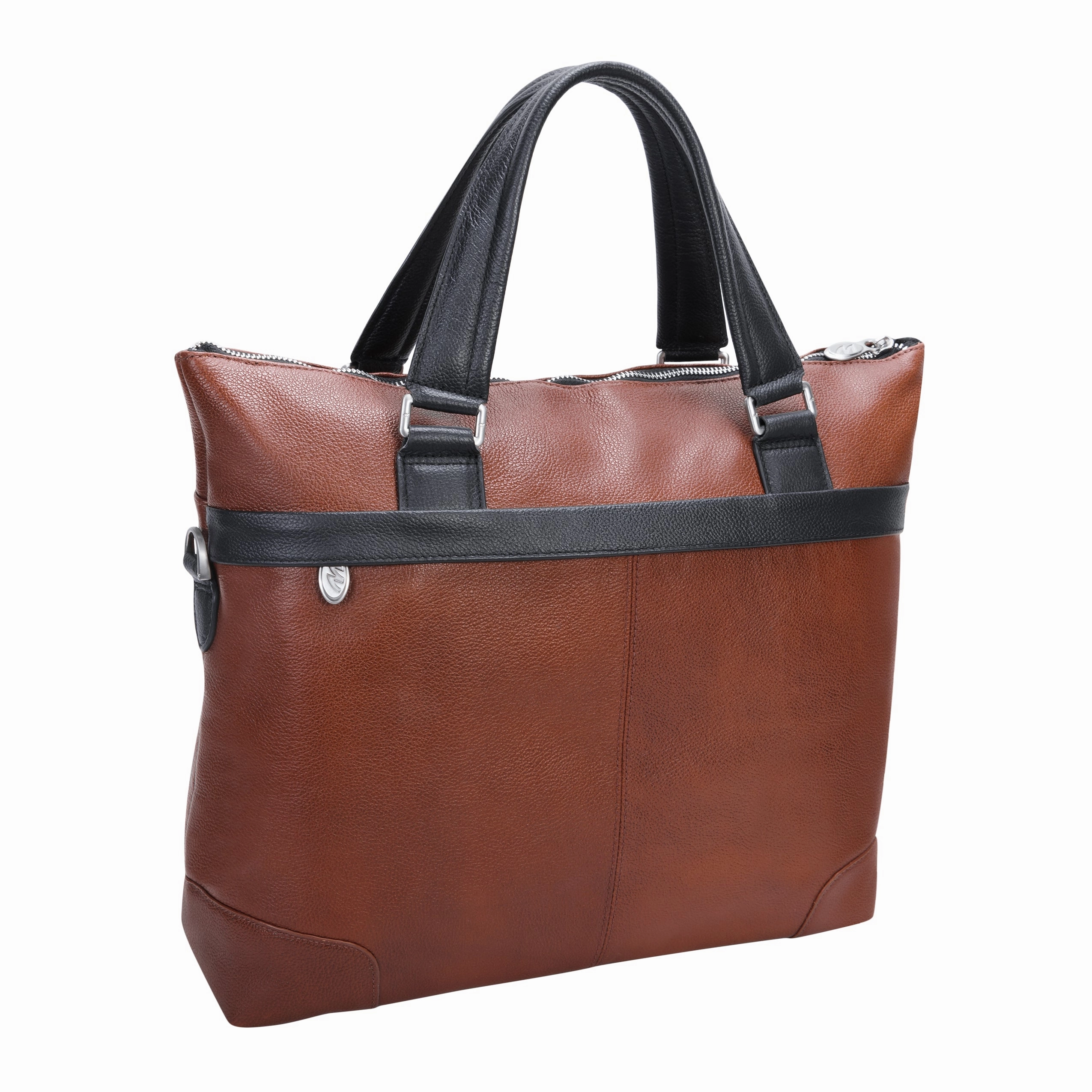 McKlein USA Eastward 15" Leather Two-Tone Laptop & Tablet Briefcase