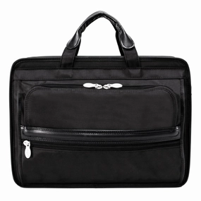 McKlein USA Elston 15.6" Nylon Double Compartment Laptop Briefcase