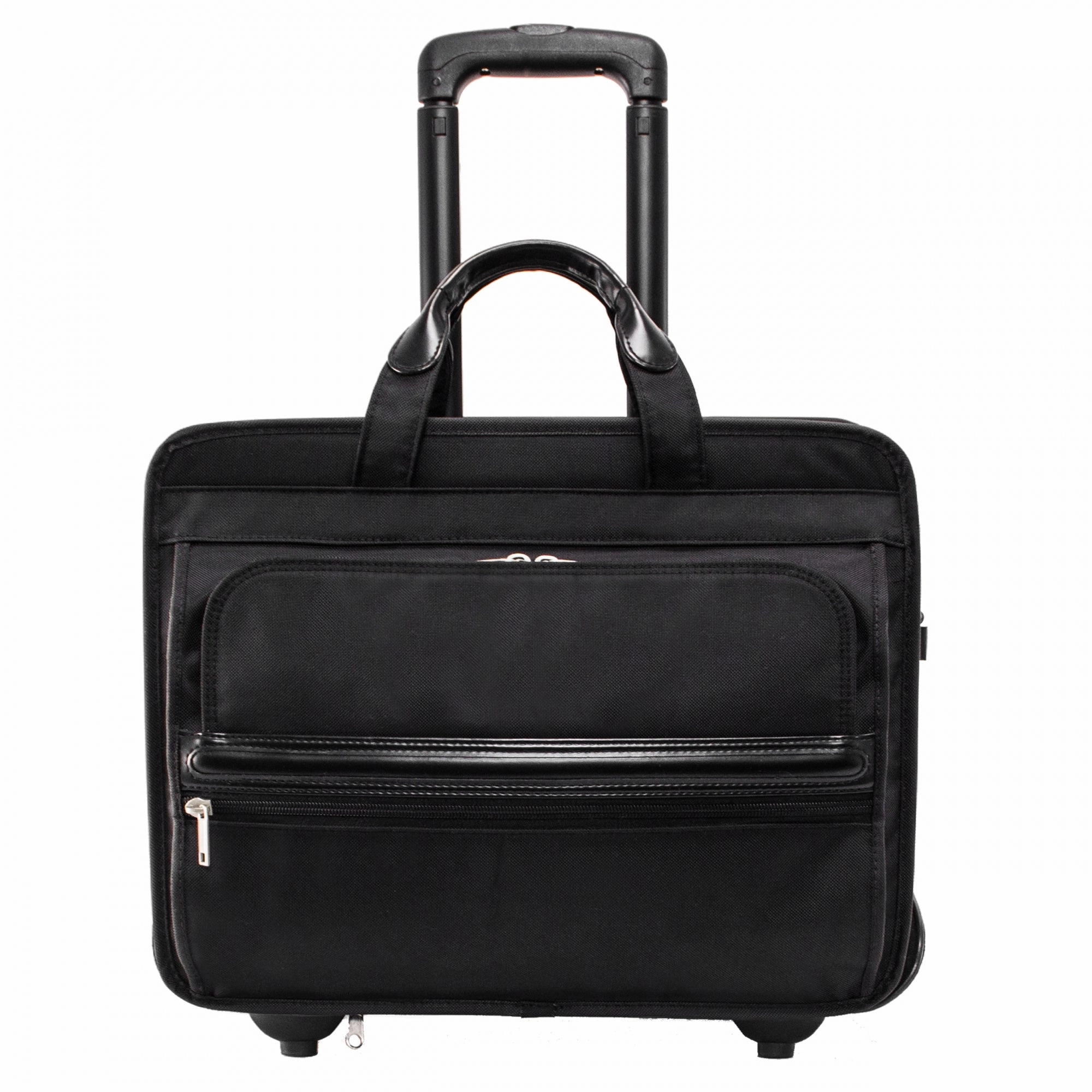 McKlein USA Franklin 15.6" Nylon Wheeled Laptop Briefcase