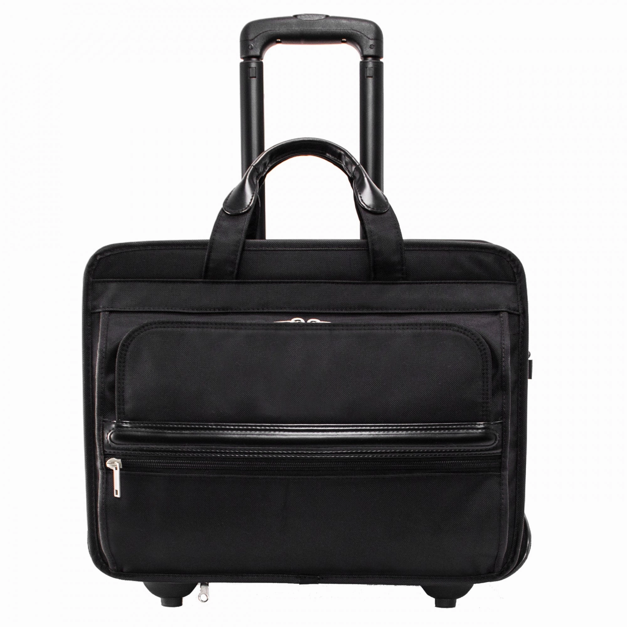 McKlein USA Franklin 15.6" Nylon Wheeled Laptop Briefcase