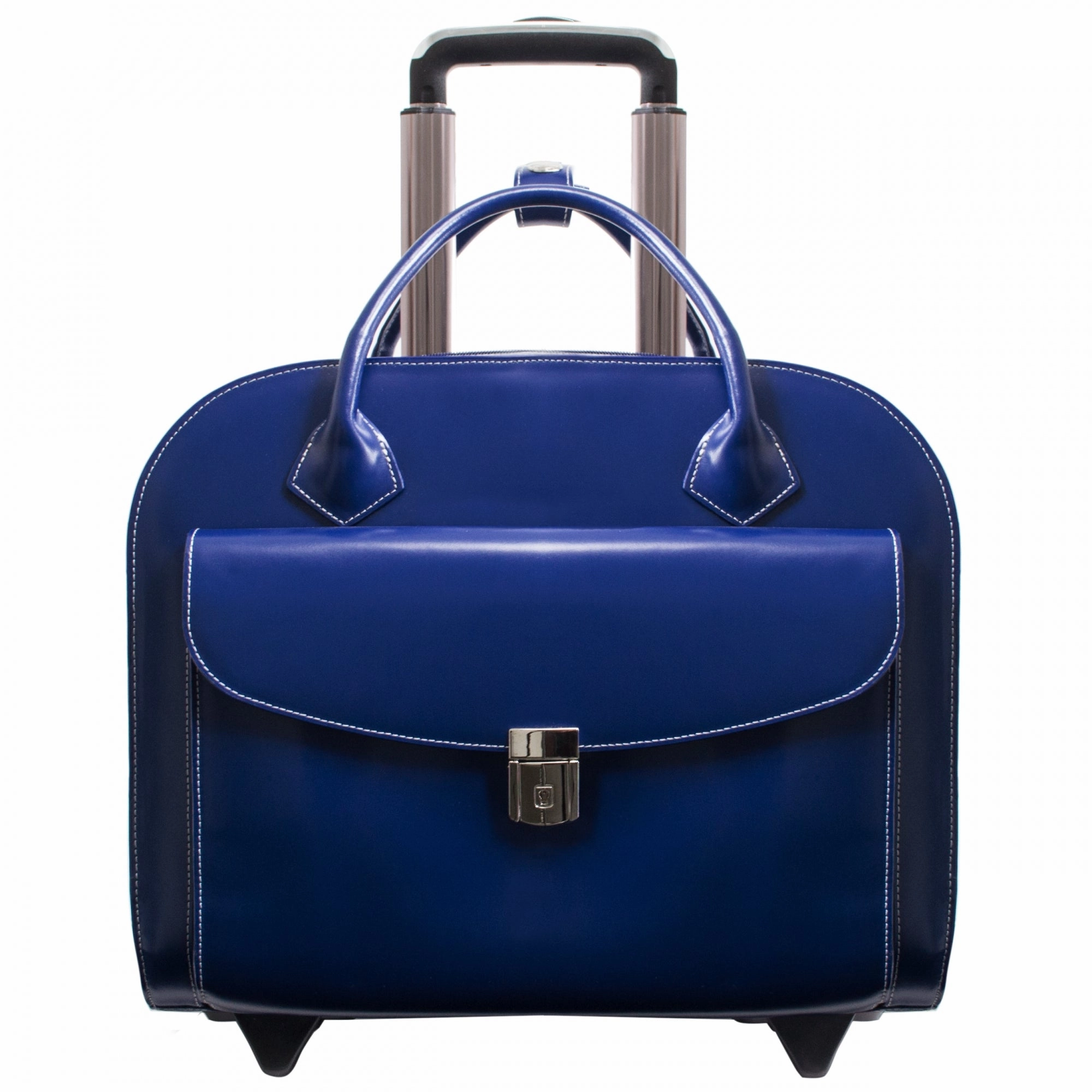 McKlein USA Granville Leather 15.4" Wheeled Ladies' Laptop Case