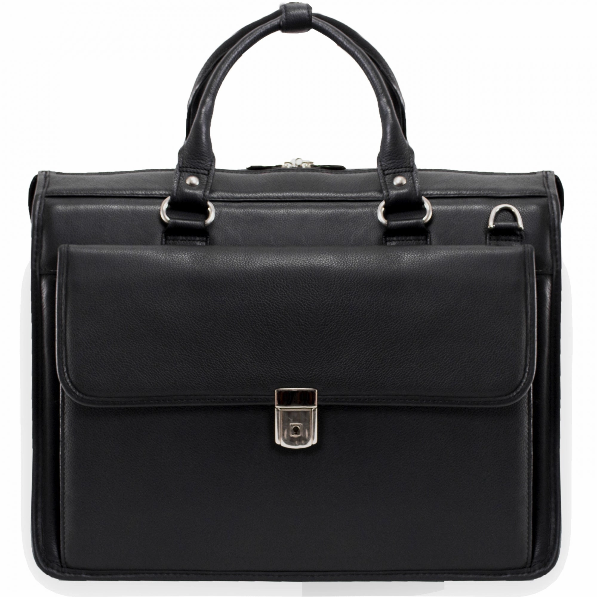 McKlein USA Gresham 15.6" Leather Litigator Laptop Briefcase