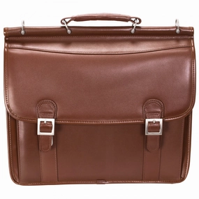 McKlein USA Halsted 15.6" Double Compartment Laptop Briefcase