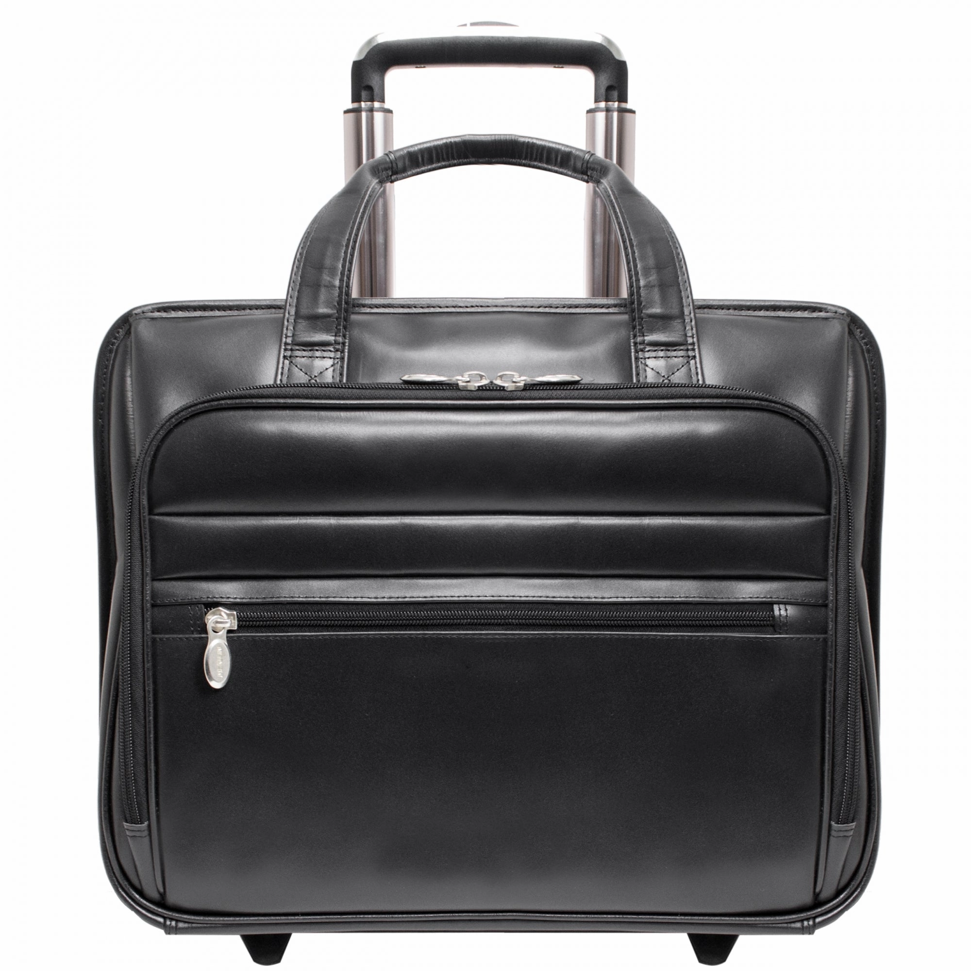 McKlein USA Midtown 15.6" Leather Wheeled Laptop Briefcase