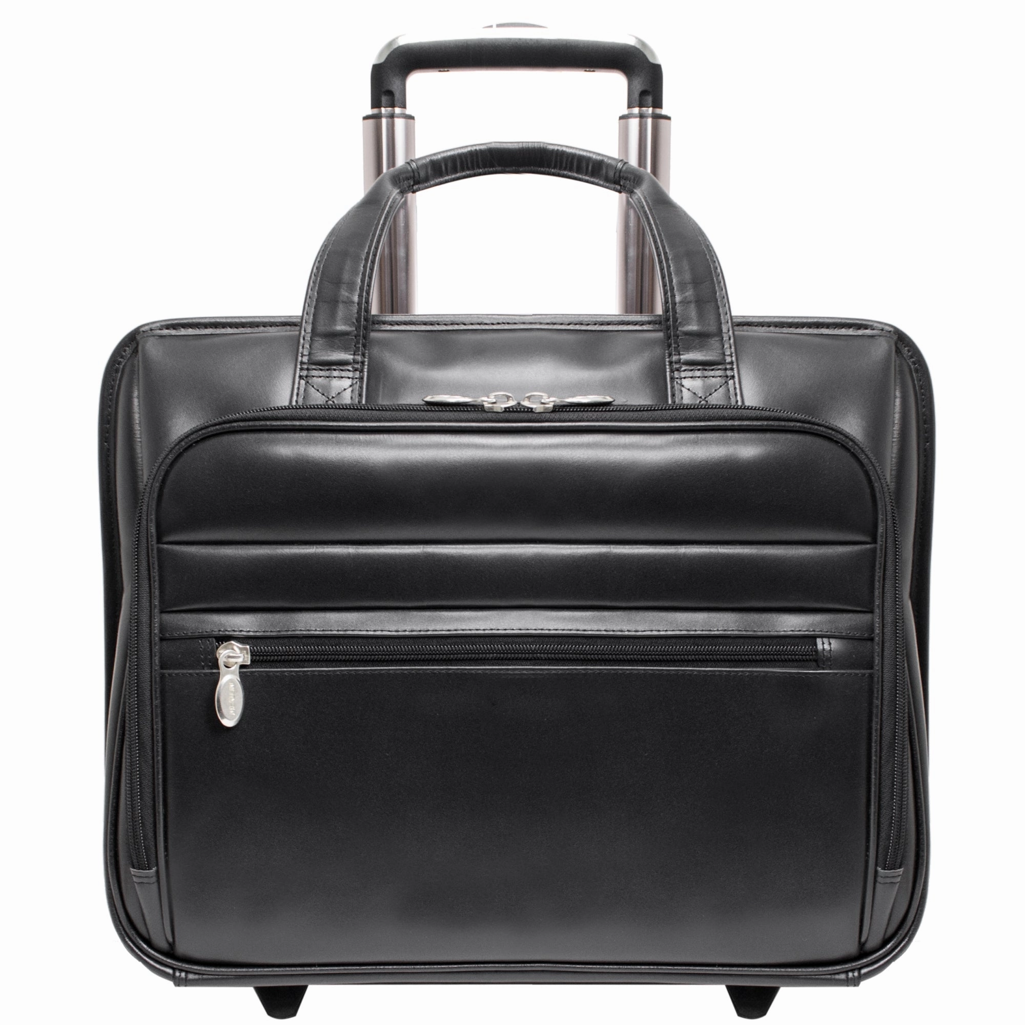 McKlein USA Midtown 15.6" Leather Wheeled Laptop Briefcase
