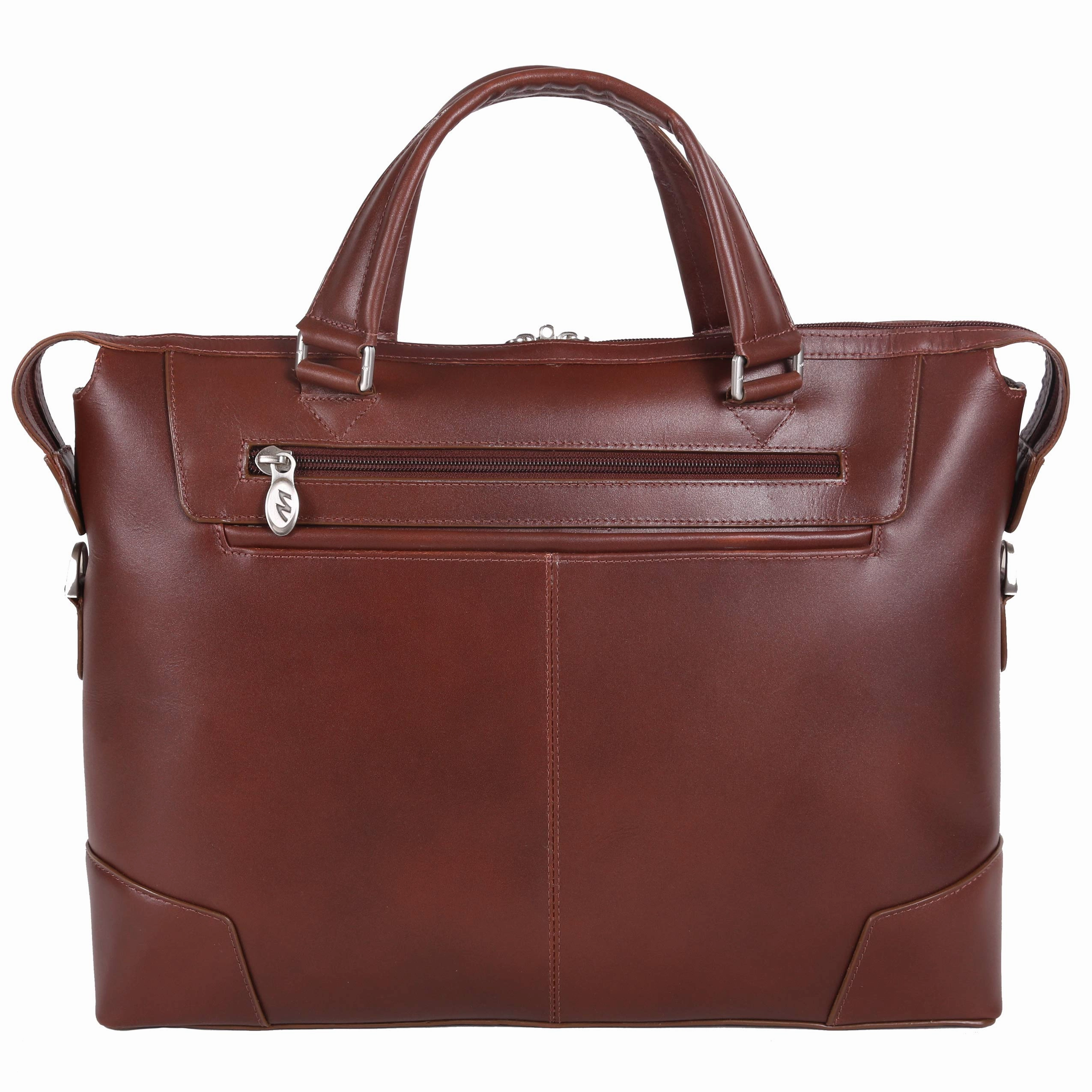 McKlein USA R Series Arcadia 17" Leather Slim Laptop Briefcase