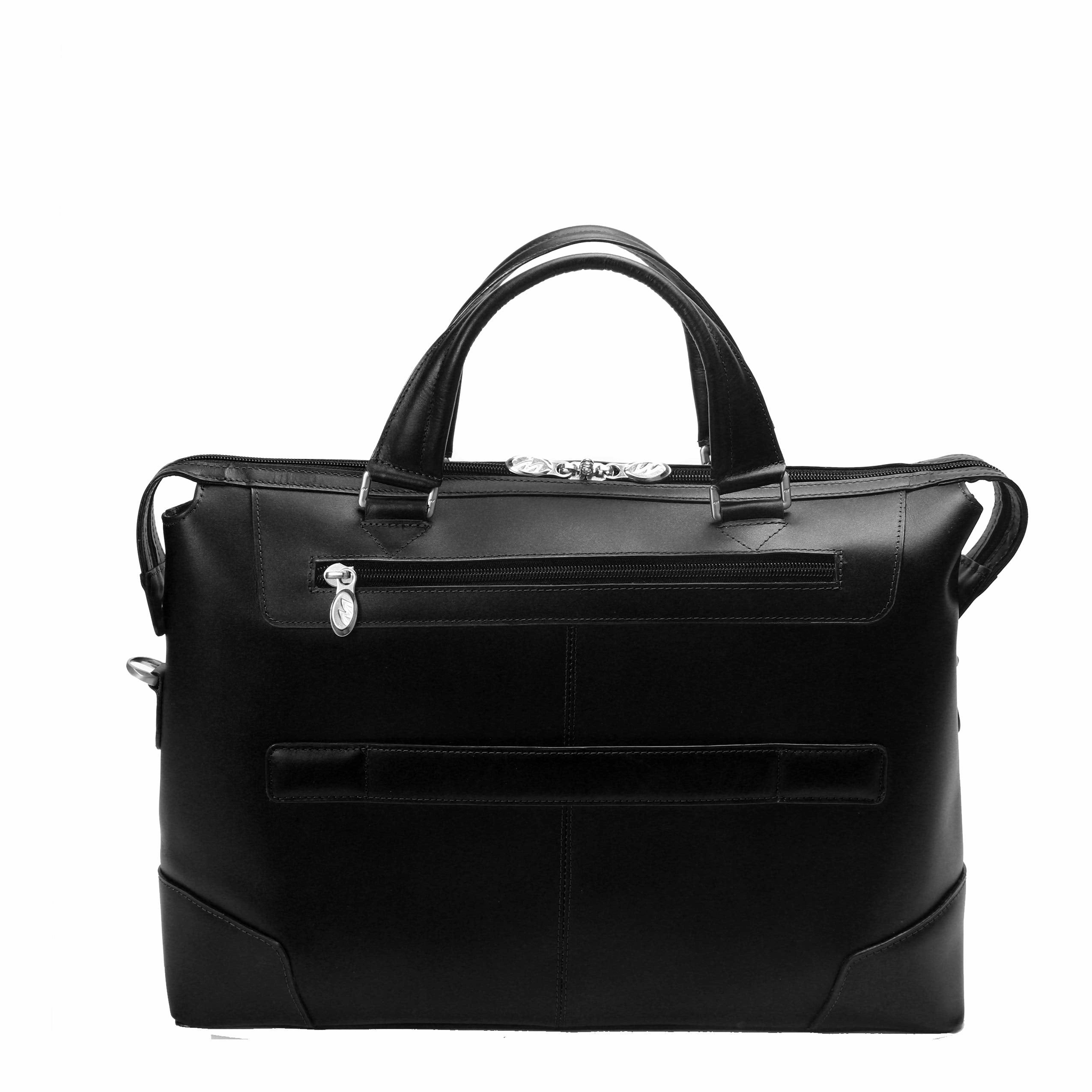 McKlein USA R Series Arcadia 17" Leather Slim Laptop Briefcase