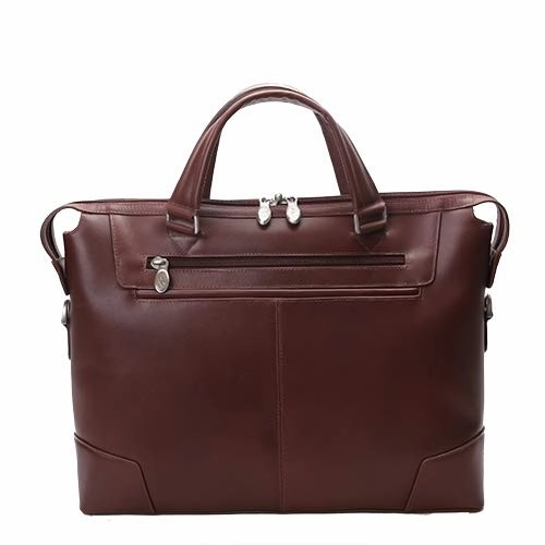 McKlein USA R Series Arcadia 17" Leather Slim Laptop Briefcase
