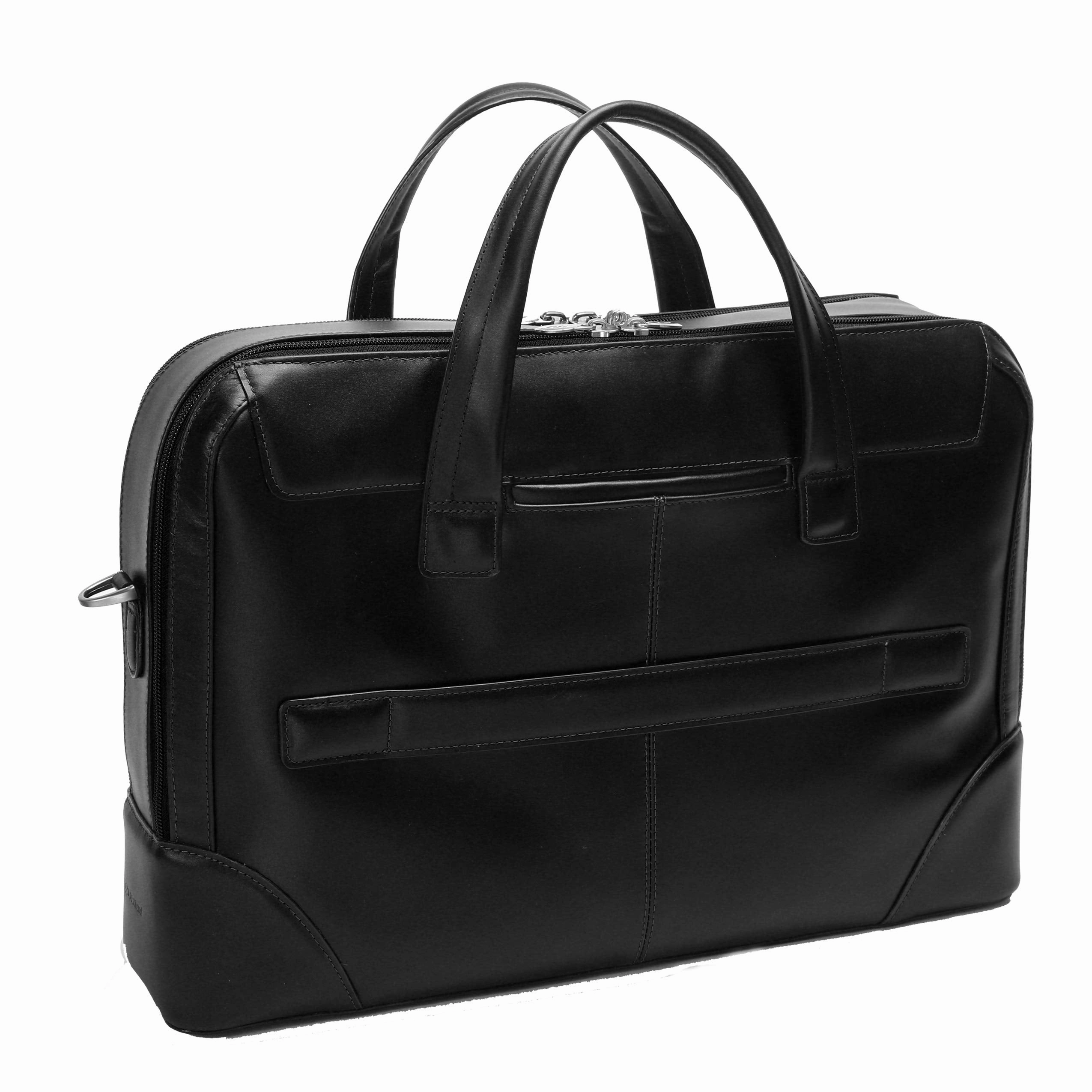 McKlein USA R Series Harpswell 17" Leather Dual Compartment Laptop Briefcase