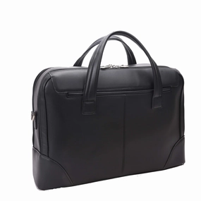 McKlein USA R Series Harpswell 17" Leather Dual Compartment Laptop Briefcase