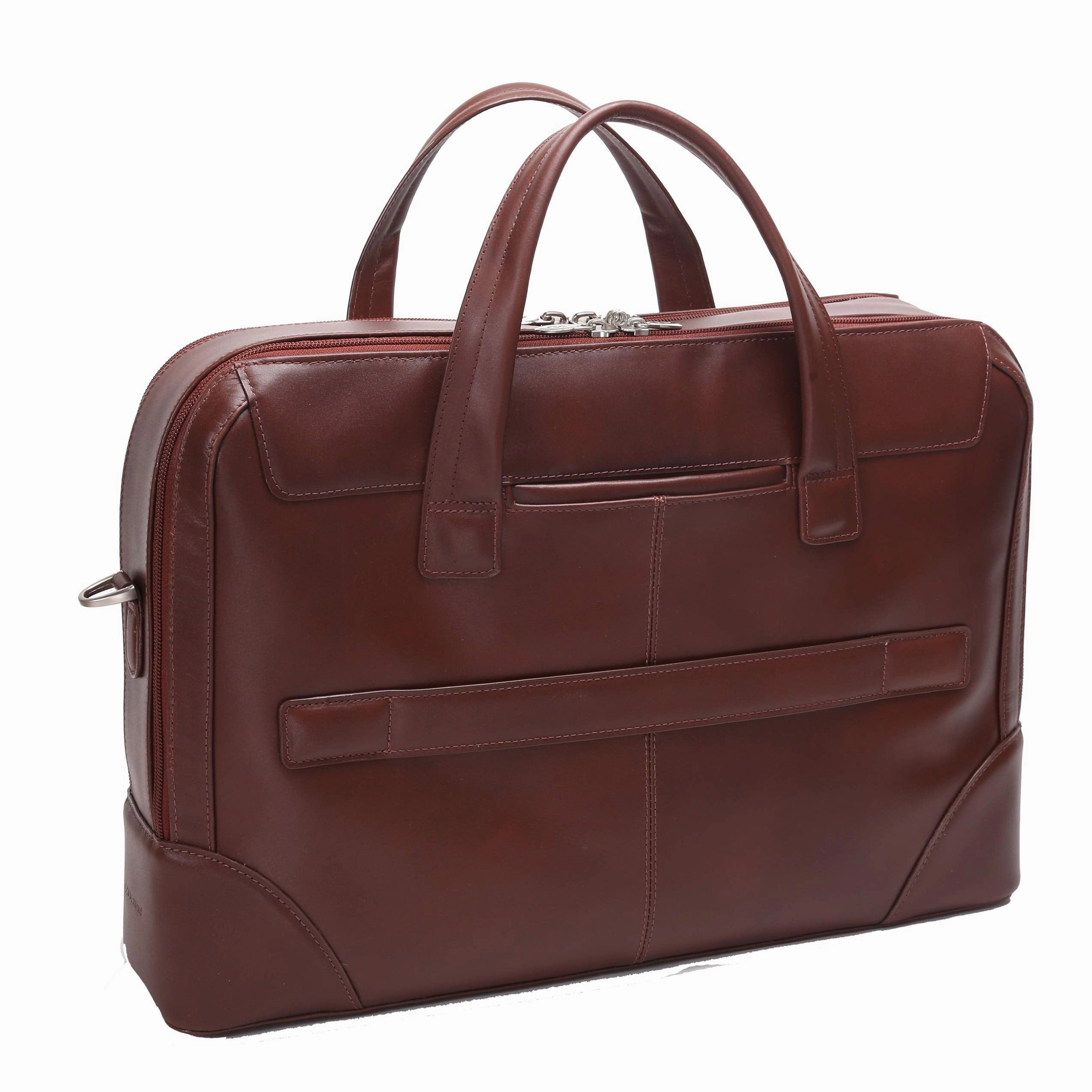 McKlein USA R Series Harpswell 17" Leather Dual Compartment Laptop Briefcase