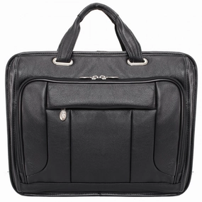McKlein USA River West 15.6" Leather Laptop Briefcase