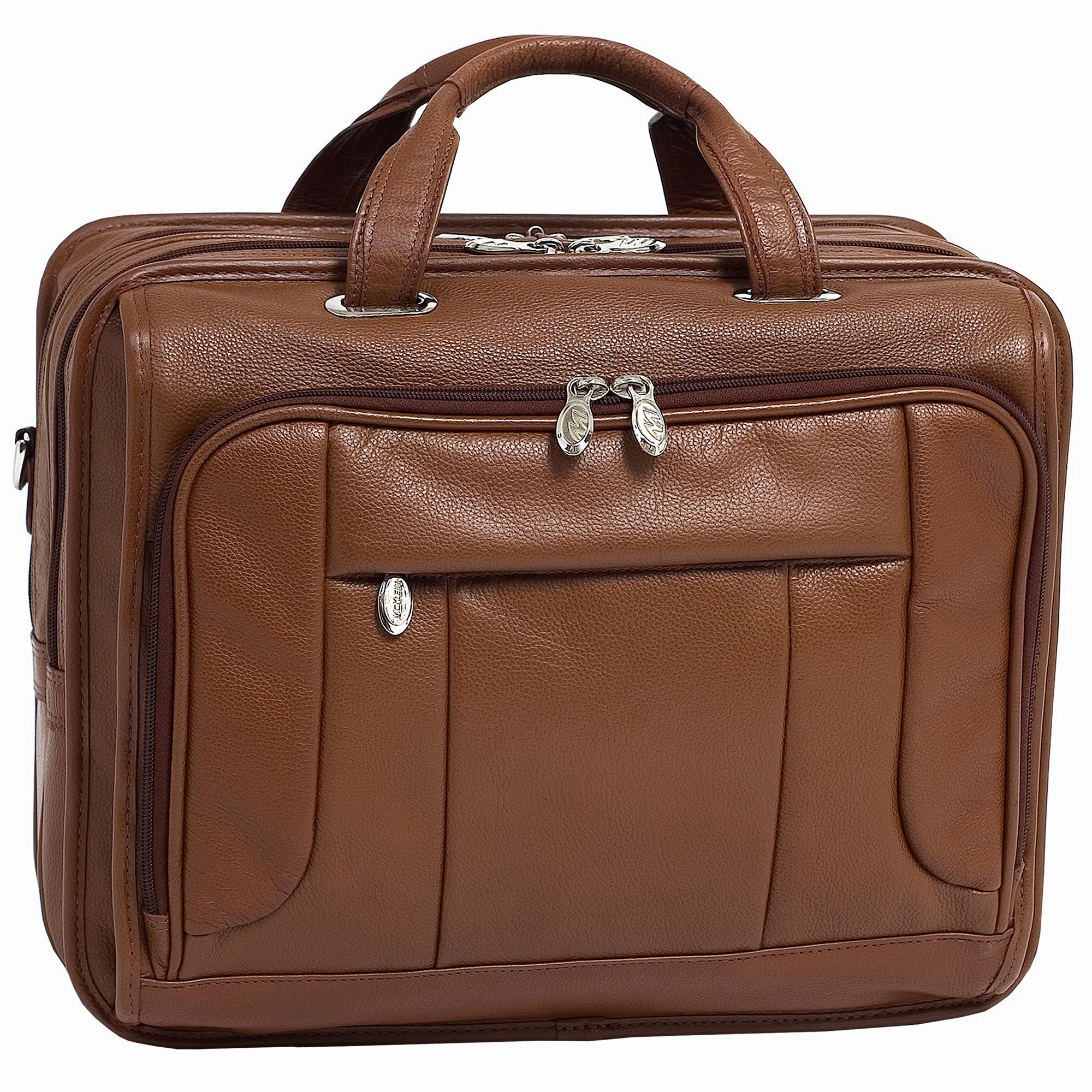 McKlein USA River West 15.6" Leather Laptop Briefcase