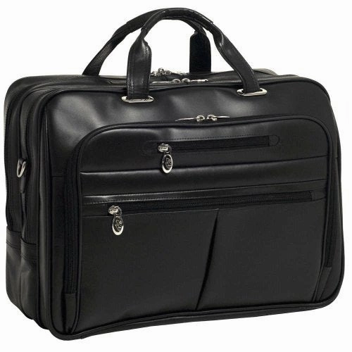 McKlein USA Rockford 15.6" Leather Laptop Briefcase