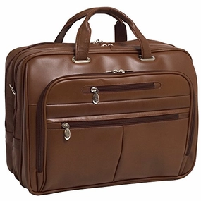 McKlein USA Rockford 15.6" Leather Laptop Briefcase