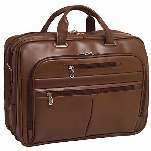 McKlein USA Rockford 15.6" Leather Laptop Briefcase