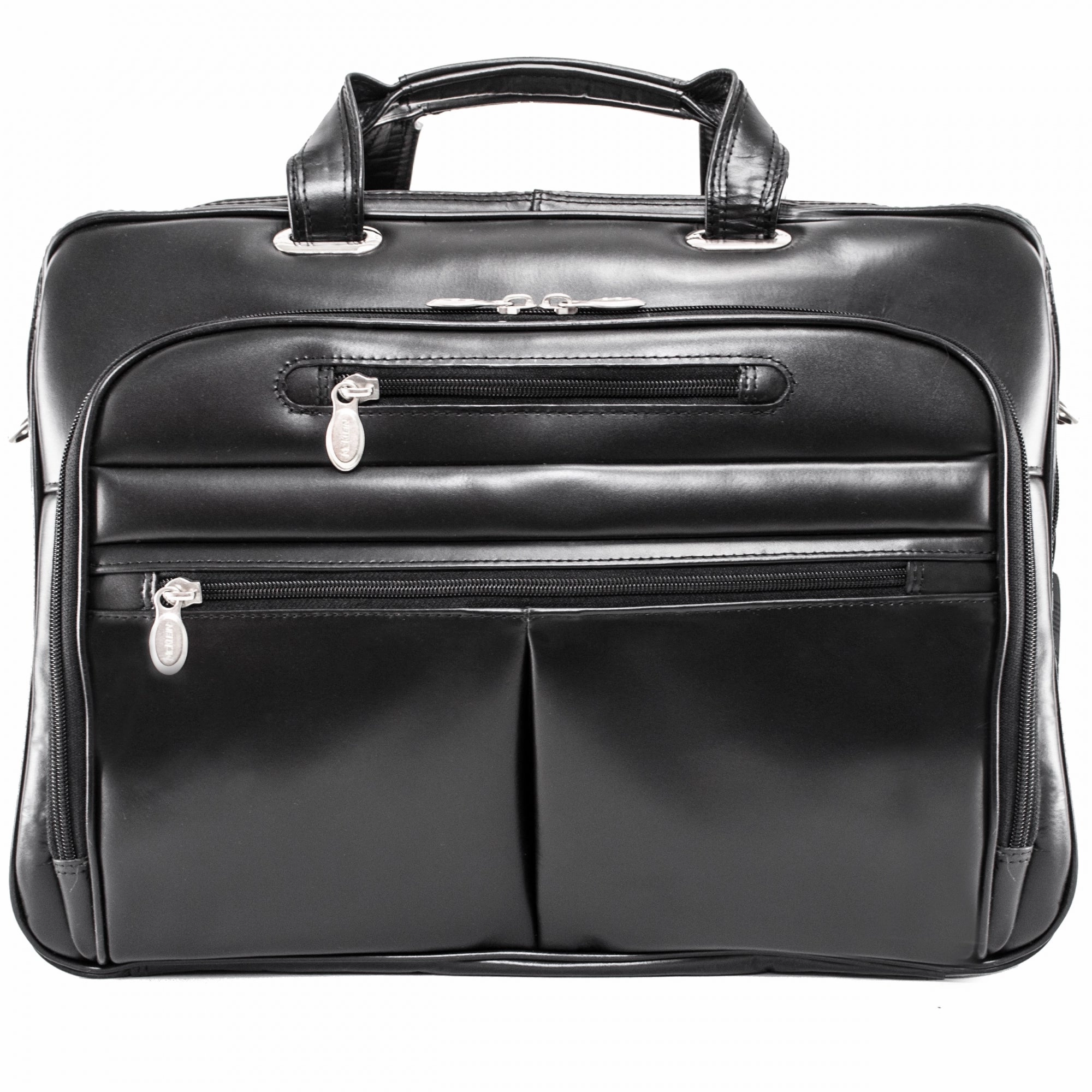 McKlein USA Rockford 15.6" Leather Laptop Briefcase