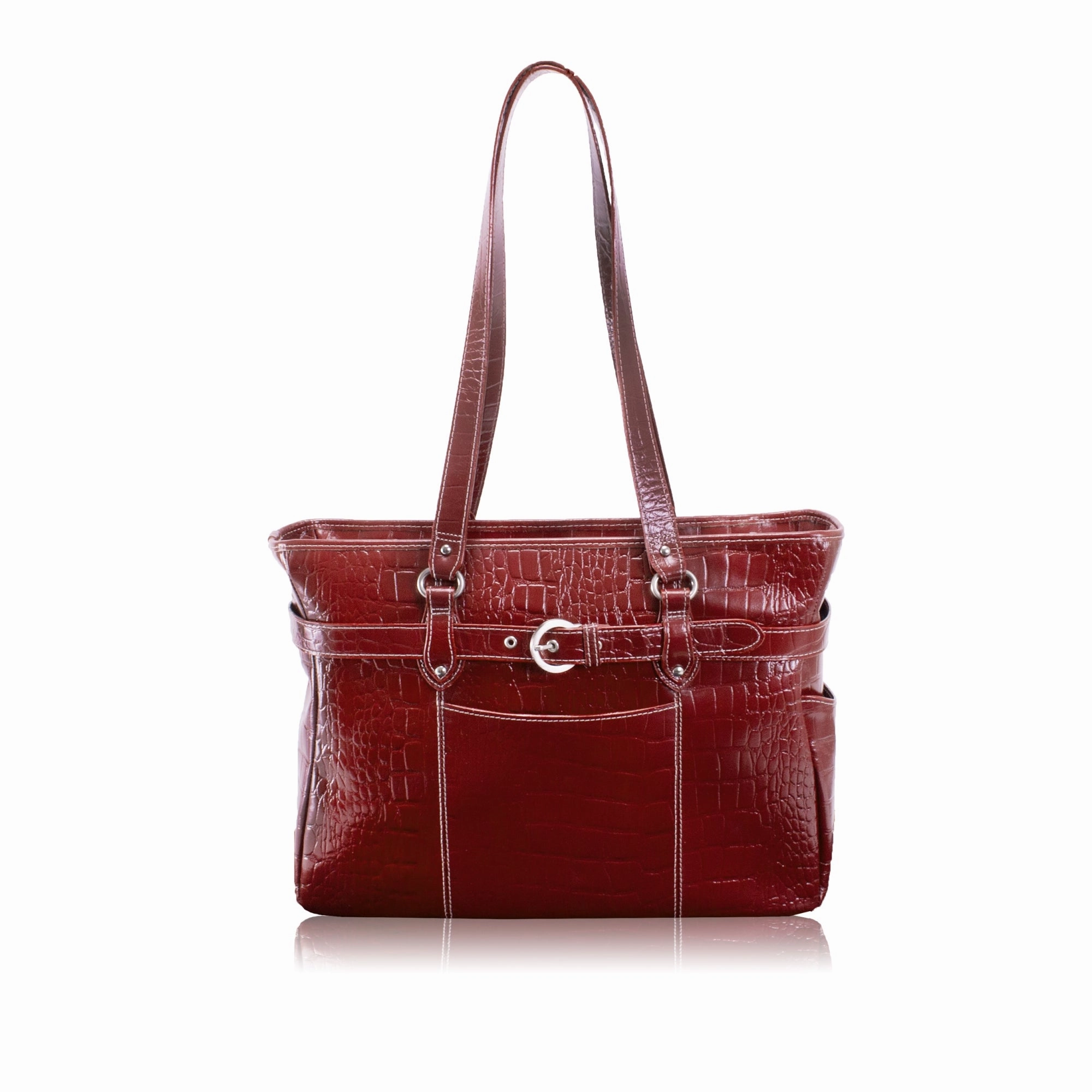 McKlein USA Siamod Serra 15.6" Leather Ladies Laptop Briefcase