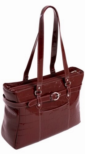 McKlein USA Siamod Serra 15.6" Leather Ladies Laptop Briefcase