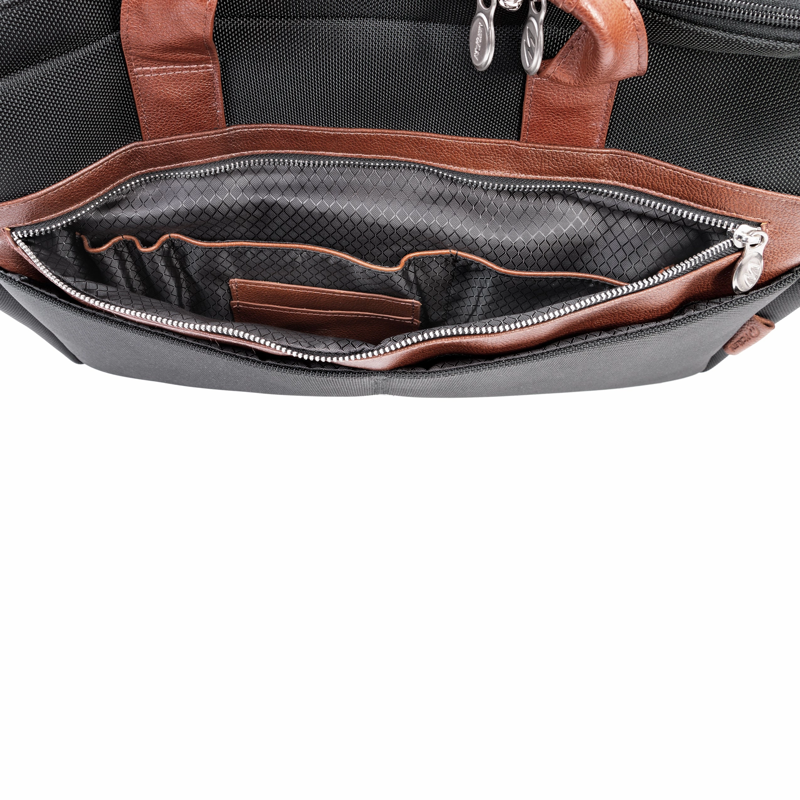 McKlein USA Southport 17" Nylon Two-Tone Dual-Compartment Laptop & Tablet Briefcase