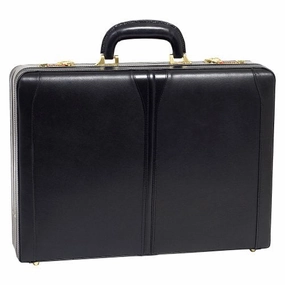 McKlein USA Turner Leather Expandable Attache Case