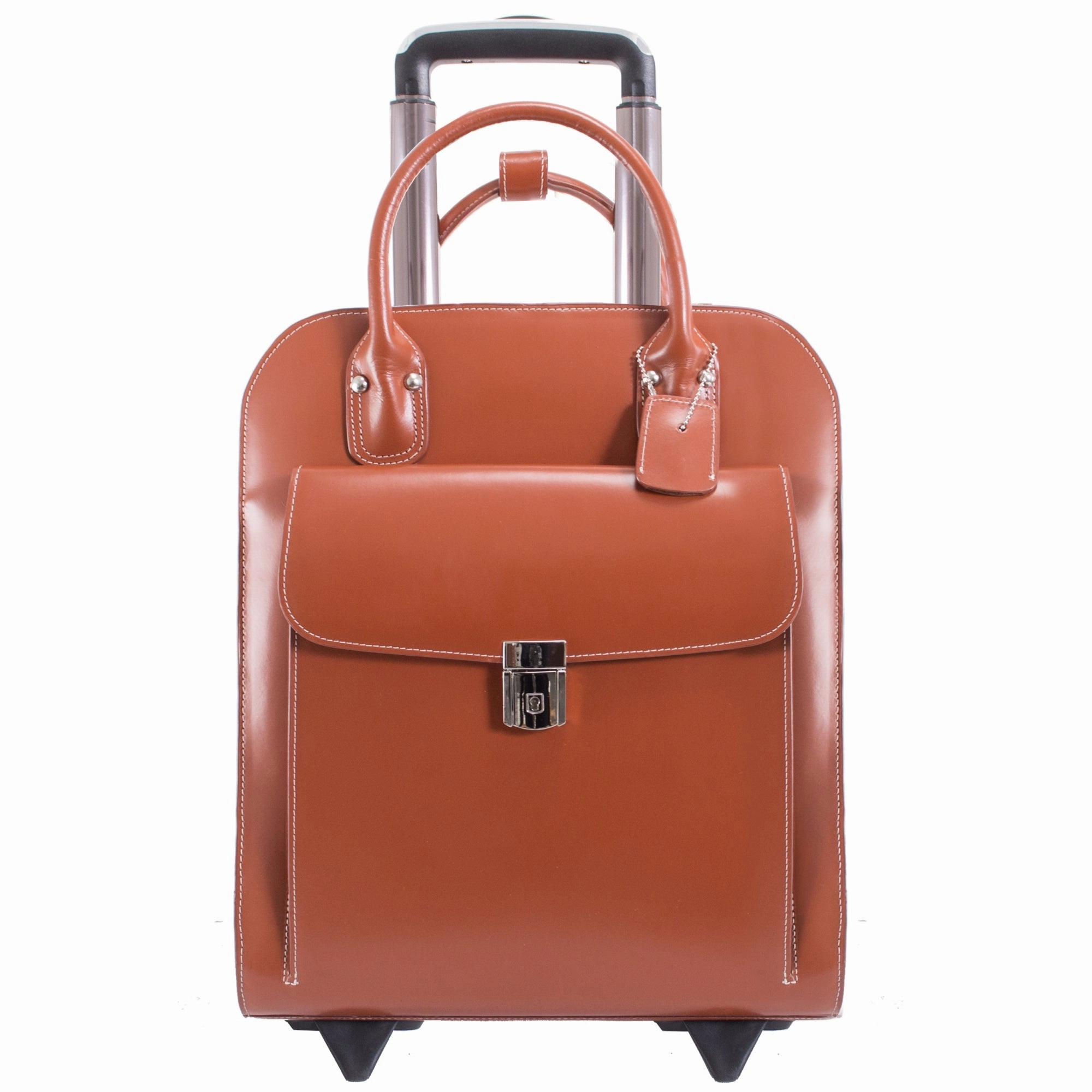 McKlein USA Uptown 15" Leather Vertical Wheeled Ladies' Laptop Briefcase