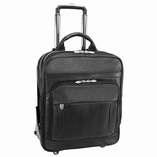 McKlein USA Wicker Park 17" Leather Laptop Backpack Briefcase