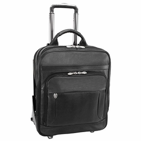 McKlein USA Wicker Park 17" Leather Laptop Backpack Briefcase