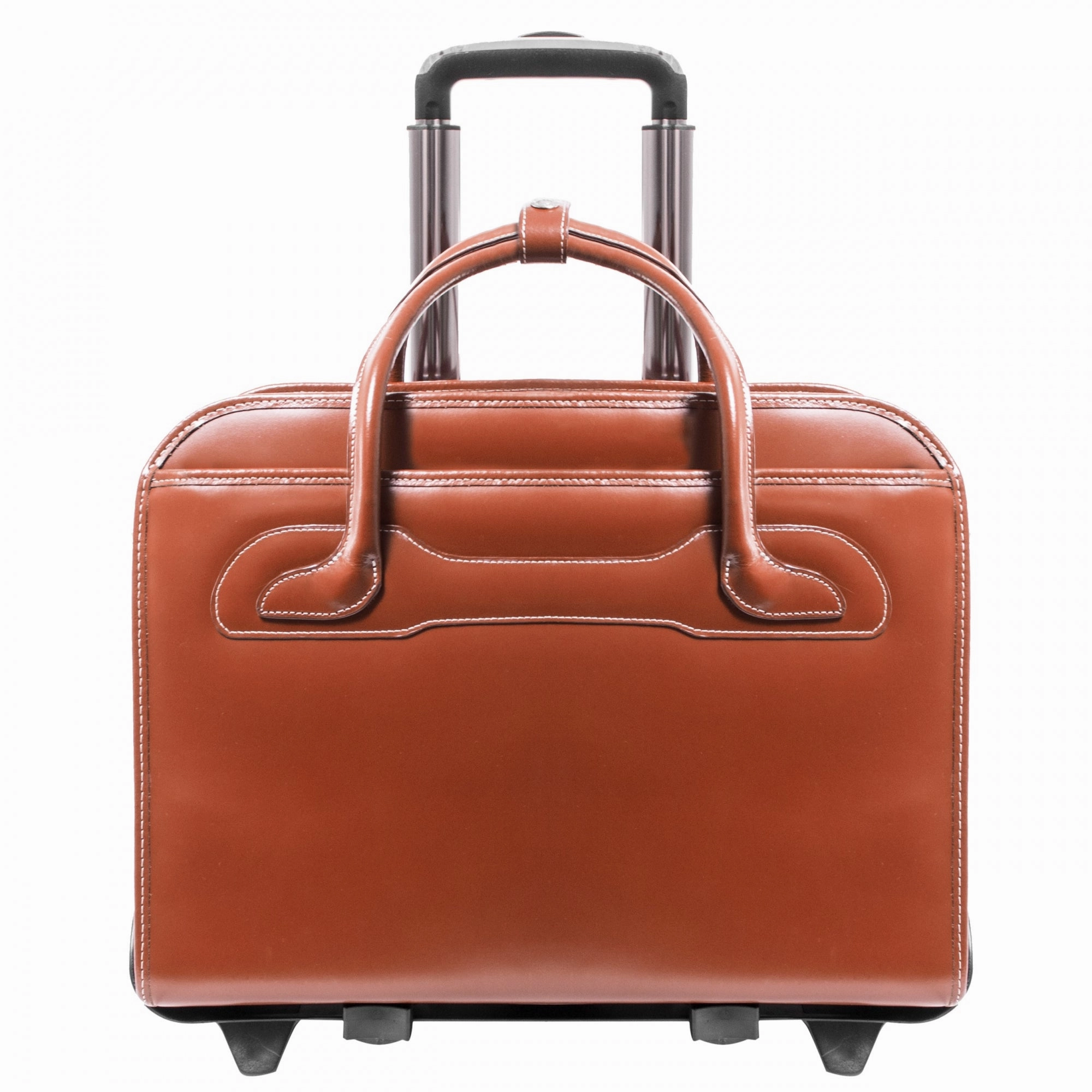 McKlein USA Willowbrook 15.6" Ladies' Leather Wheeled Laptop Briefcase