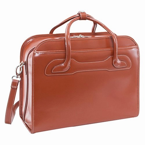 McKlein USA Willowbrook 15.6" Ladies' Leather Wheeled Laptop Briefcase