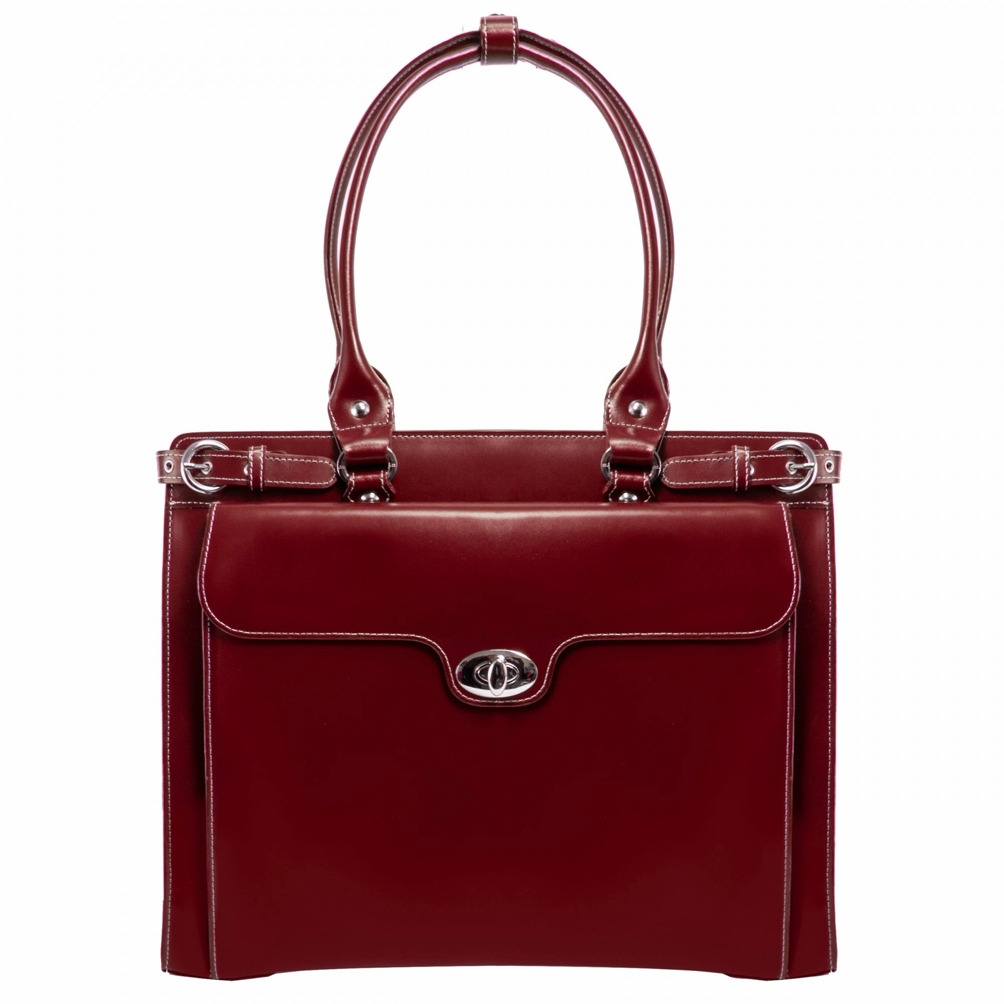 McKlein USA Winnetka 15.4" Leather Ladies' Laptop Briefcase w/ Removable Sleeve