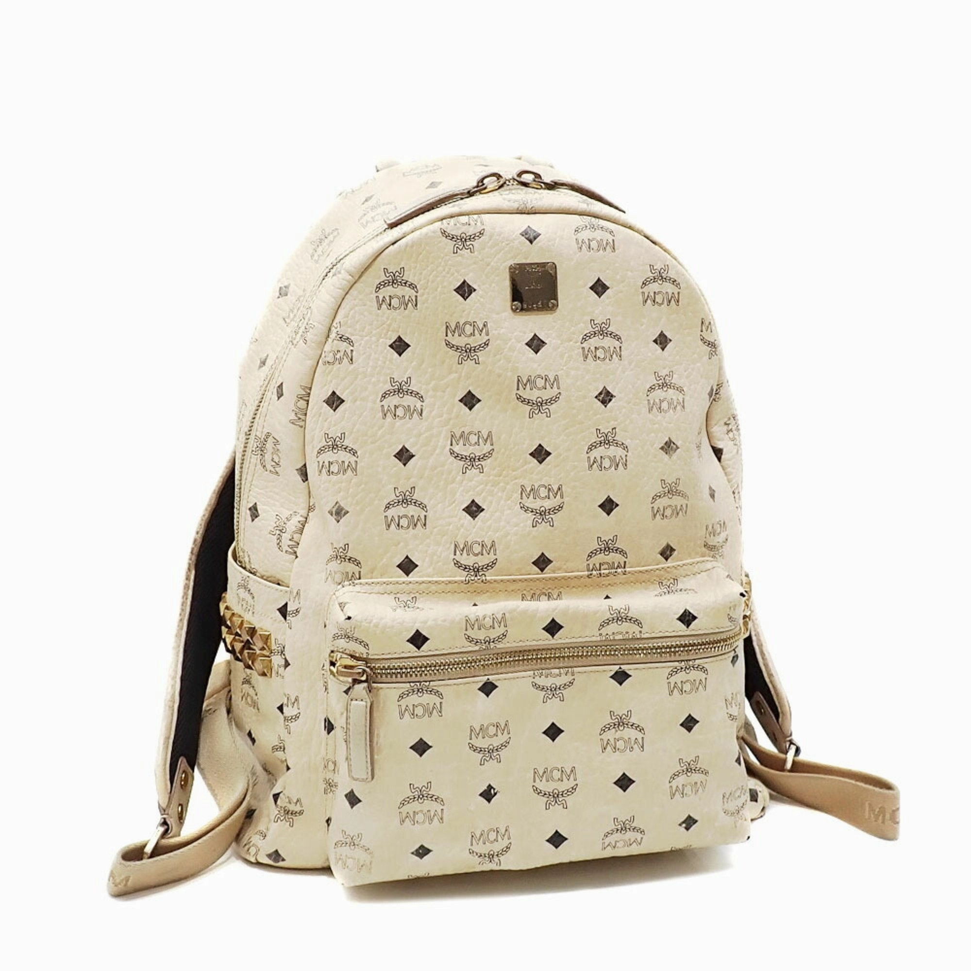 Mcm  Leather Backpack (Pre-Owned)