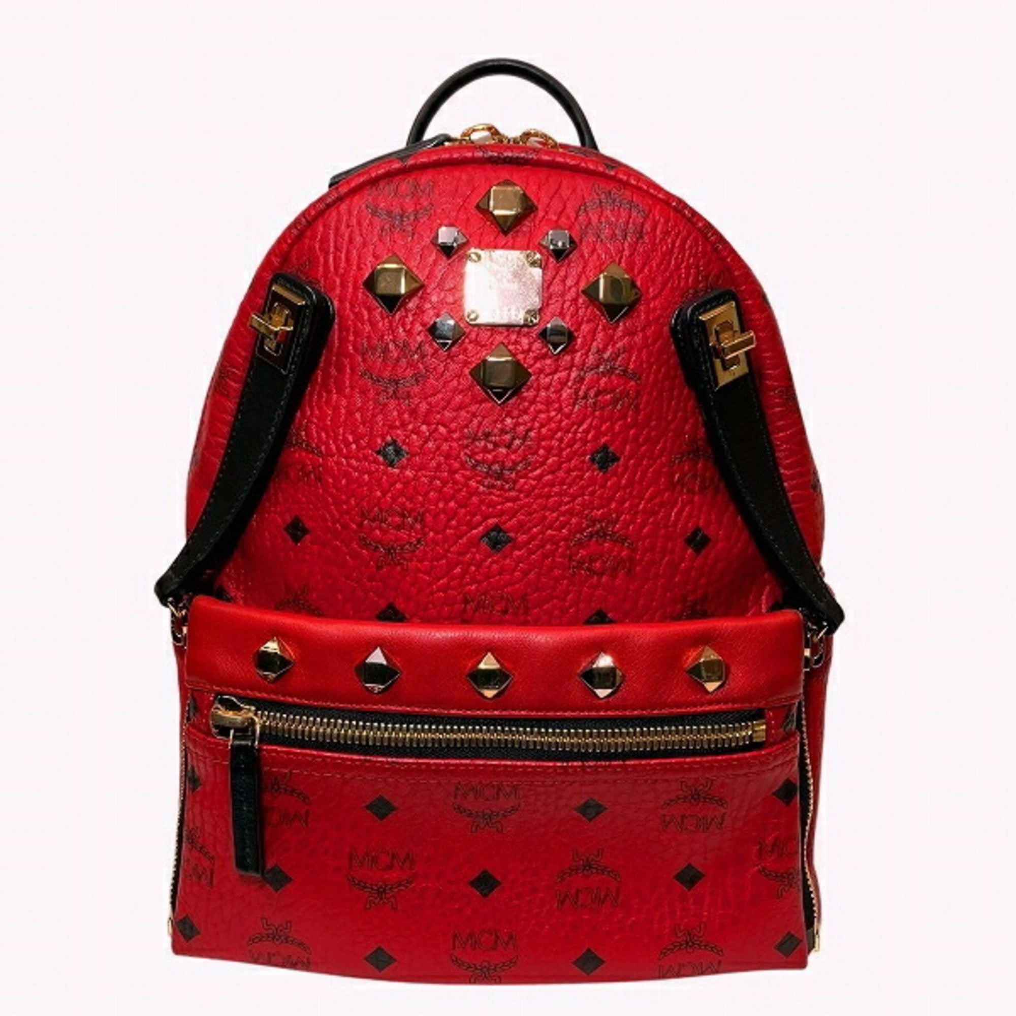 Mcm Leather Backpack (Pre-Owned)