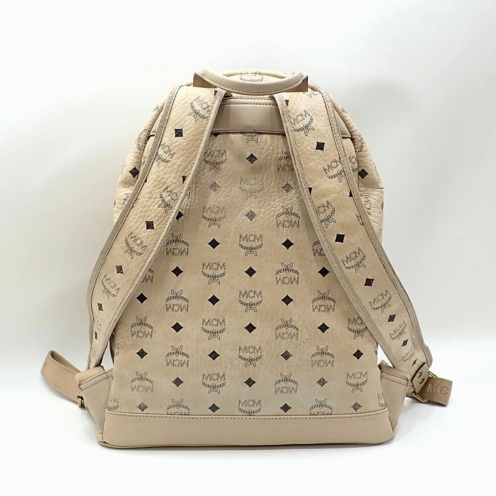 Mcm  Leather Backpack (Pre-Owned)