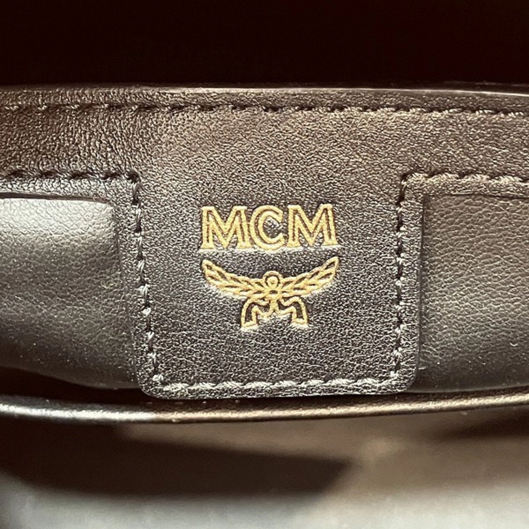 Mcm Leather Backpack (Pre-Owned)