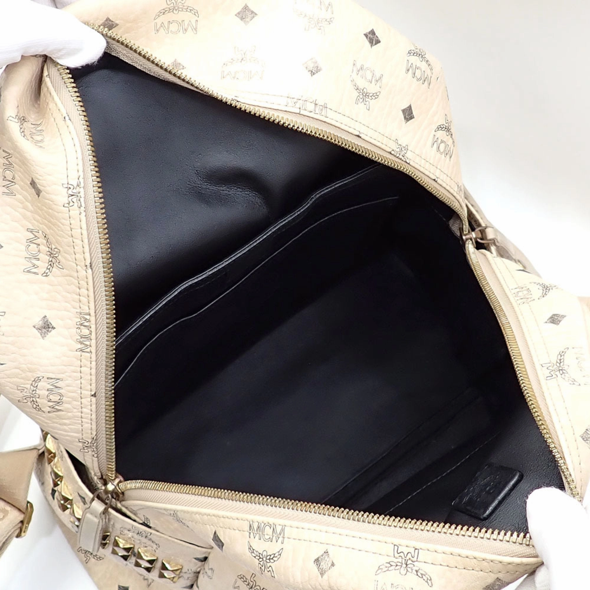 Mcm  Leather Backpack (Pre-Owned)